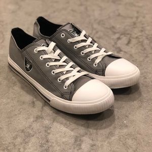 FOCO Oakland Raiders Canvas Shoes